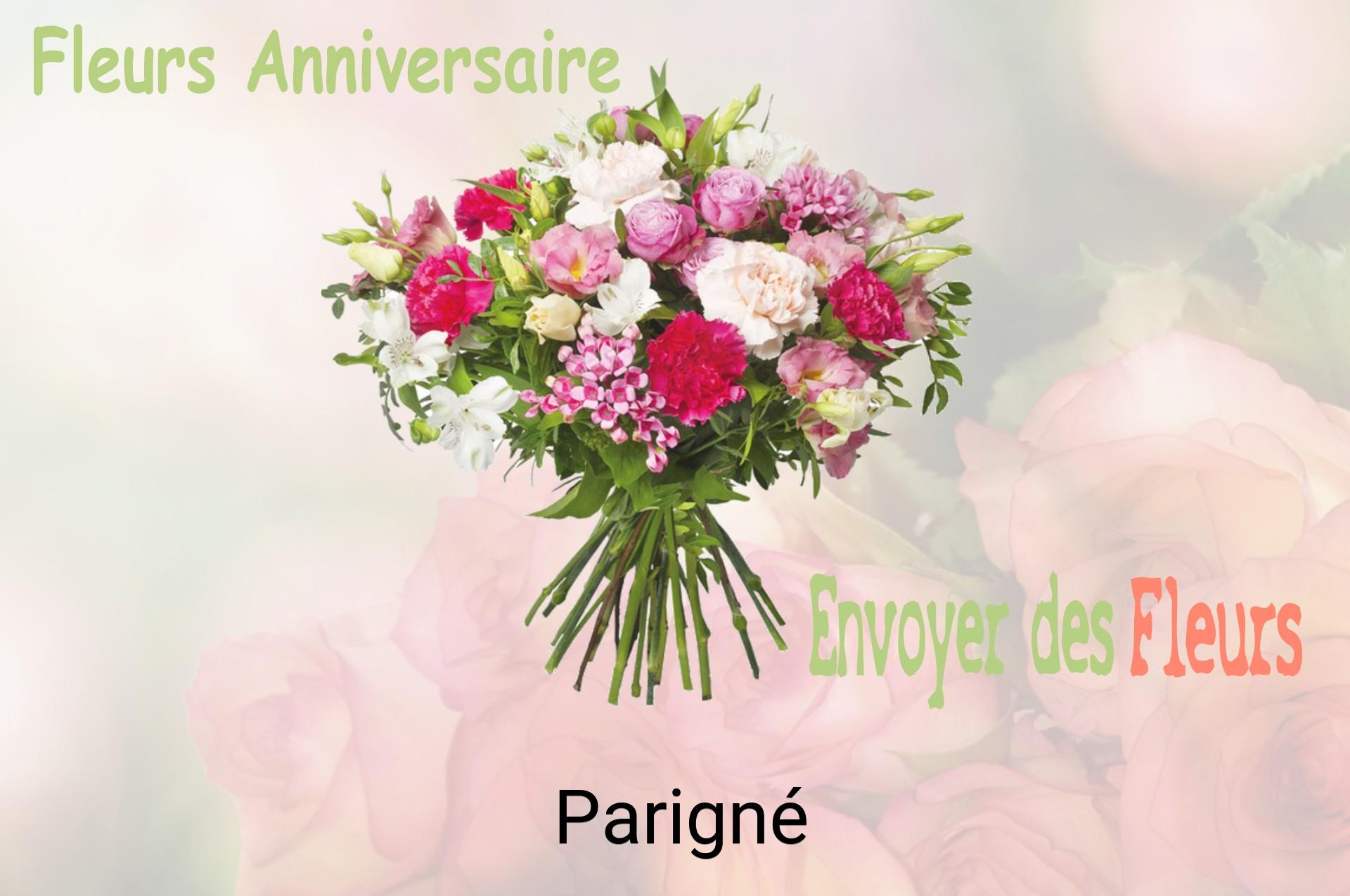 Bouquet de fleurs d’anniversaire livré à Parigné